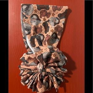 Santa Shredded Toddler Headwrap